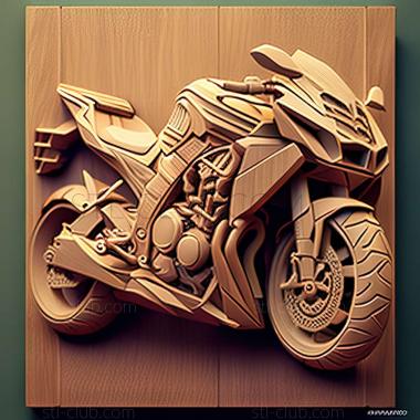 3D мадэль Kawasaki Z1000 (STL)